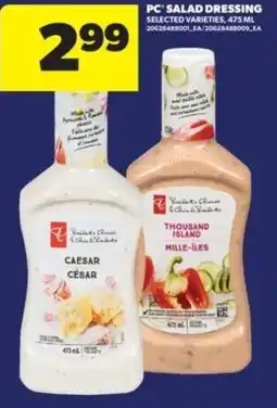 Real Canadian Superstore PC salad dressing offer