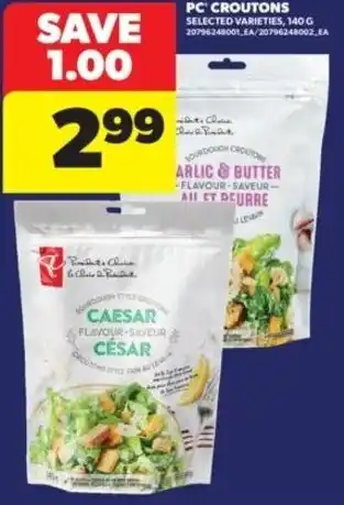 Real Canadian Superstore PC croutons offer