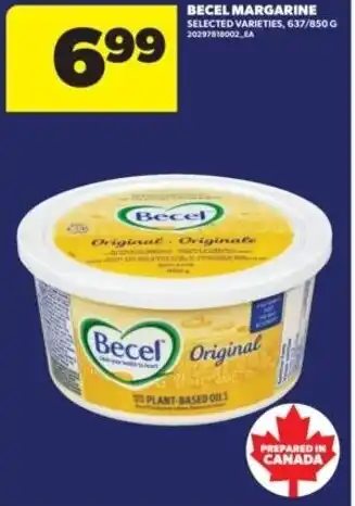 Real Canadian Superstore Becel margarine offer