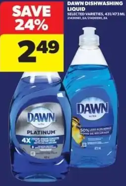 Real Canadian Superstore Dawn dishwashing liquid offer