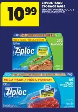 Real Canadian Superstore Ziploc food storage bags offer