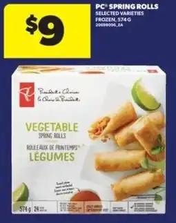 Real Canadian Superstore PC spring rolls offer