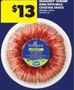 Real Canadian Superstore Seaquest shrimp ring with mild cocktail sauce offer