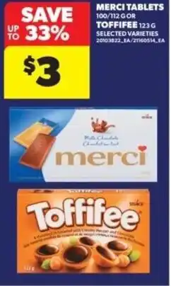 Real Canadian Superstore Merci tablets or toffifee offer