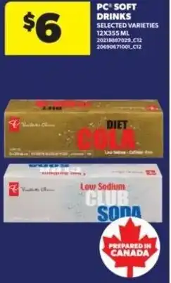 Real Canadian Superstore PC soft drinks offer