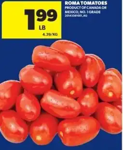 Real Canadian Superstore Roma tomatoes offer