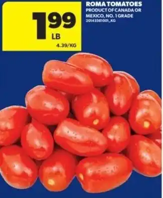 Real Canadian Superstore Roma tomatoes offer