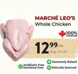 Marche Leo's MARCHÉ LEO'S Whole Chicken offer