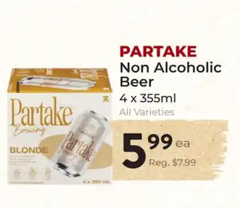 Marche Leo's PARTAKE Non Alcoholic Beer offer