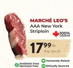 Marche Leo's MARCHÉ LEO'S New York Striploin offer