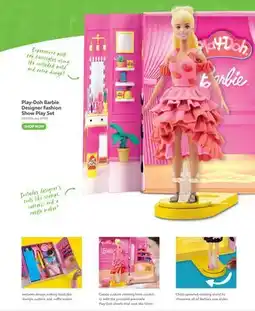 Toys R us Play-Doh Barbie Designer Fashion Show Play Set offer