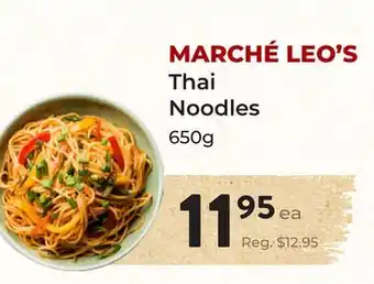 Marche Leo's MARCHÉ LEO'S Thai Noodles offer