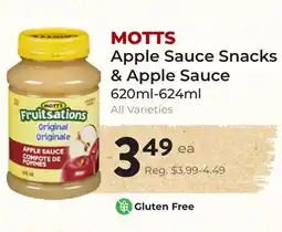 Marche Leo's MOTTS Apple Sauce Snacks & Apple Sauce offer