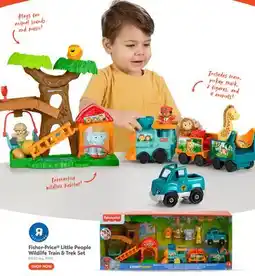 Toys R us Fisher-Price Little People Wildlife Train & Trek Set offer