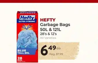 Marche Leo's HEFTY Garbage Bags offer