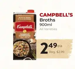 Marche Leo's CAMPBELL'S Broths offer