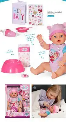 Toys R us BABY born Emma Doll offer