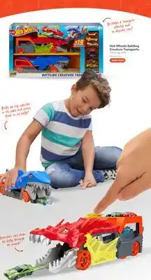 Toys R us Hot Wheels Battling Creature Transports offer