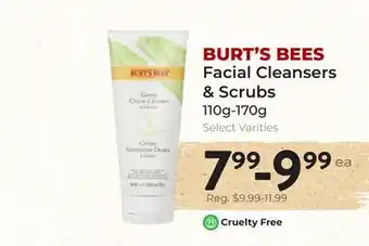 Marche Leo's BURT'S BEES Facial Cleansers & Scrubs offer
