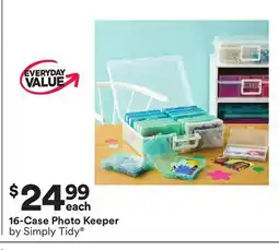 Michaels 16-Case Photo Keeper by Simply Tidy offer