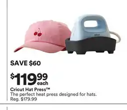 Michaels Cricut Hat Press offer