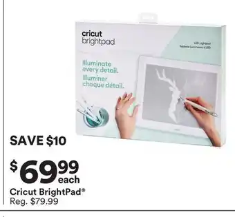Michaels Cricut BrightPad offer
