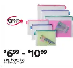 Michaels 3 pc. Pouch Set by Simply Tidy offer