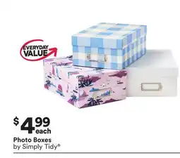 Michaels Photo Boxes by Simply Tidy offer