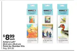 Michaels Artist's Loft 20.3 cm x 25.4 cm Paint-by-Number Kits offer