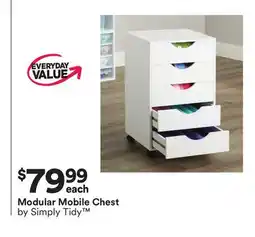 Michaels Modular Mobile Chest by Simply Tidy offer