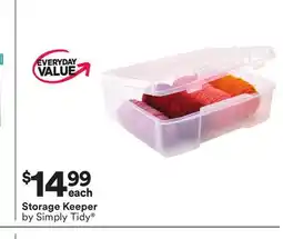 Michaels Storage Keeper by Simply Tidy offer
