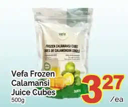 T&T Supermarket VEFA FROZEN CALAMANSI JUICE CUBES, 500g offer