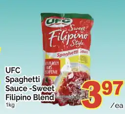 T&T Supermarket UFC SPAGHETTI SAUCE-SWEET FILIPINO BLEND, 1kg offer