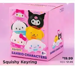Showcase Squishy Keyring offer