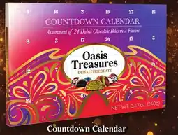 Showcase Dubai Chocolate Bites 24-Day Countdown Calendar by Oasis Treasures offer