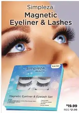 Showcase Simpleza Magnetic Eyeliner & Lashes offer