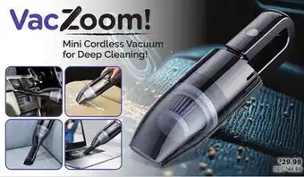 Showcase VacZoom: Mini Cordless Vacuum offer