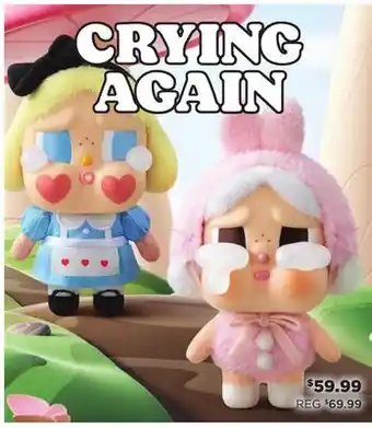 Showcase Pop Mart x CRYBABY: Crying Again Series offer