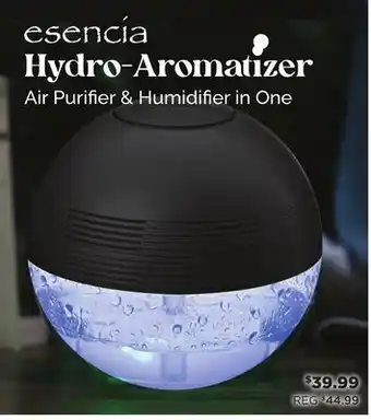 Showcase esencia Hydro-Aromatizer Air Purifier & Humidifier in One offer