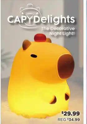 Showcase CapyDelights: The Adorable Decorative Capybara Night Light offer