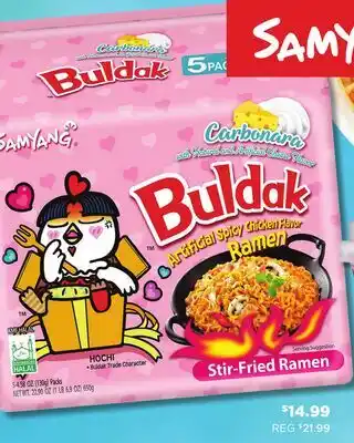 Showcase Buldak offer