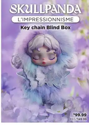 Showcase SKULLPANDA L'IMPRESSIONNISME Key chain Blind Box offer