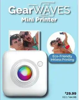 Showcase GearWaves Mini Printer offer