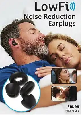 Showcase Noise Reduction Earplugs offer
