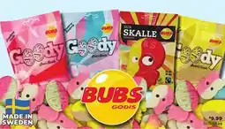 Showcase BUBS GODIS offer