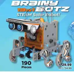 Showcase Brainy 13-in-1 BOTZ STEAM Solar Robot offer