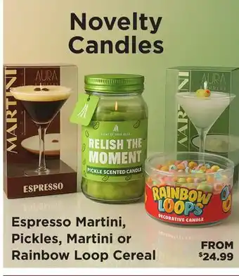 Showcase Novelty Candles offer