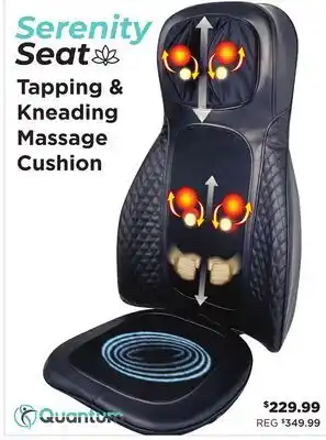 Showcase Serenity Seat Tapping & Kneading Massage Cushion offer