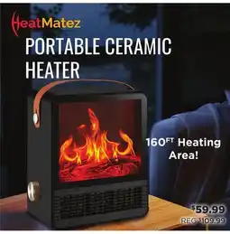 Showcase PORTABLE CERAMIC HEATER offer
