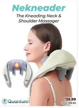 Showcase Quantum Nekneader Kneading Neck & Shoulder Massager offer